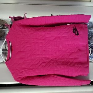 Quilted girls nike sweatshirt